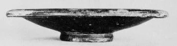 PATERA (ETRUSCAN, BLACK GLAZE)