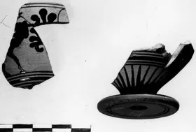 SKYPHOS, FRAGMENTS (ATHENIAN, BLACK-FIGURE)