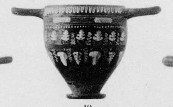 SKYPHOS (SOUTH ITALIAN, GNATHIAN, BLACK GLAZE)