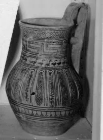 PITCHER (ATHENIAN GEOMETRIC, SILHOUETTE)