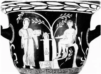 KRATER, BELL (SOUTH ITALIAN, LUCANIAN, RED-FIGURE)