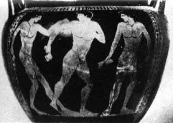 KRATER, COLUMN (ATHENIAN, RED-FIGURE)