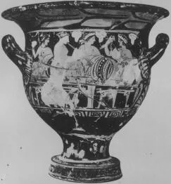 KRATER, BELL (ATHENIAN, RED-FIGURE)