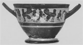 SKYPHOS (ATHENIAN, BLACK-FIGURE)