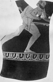 CHOUS, FRAGMENT (ATHENIAN, RED-FIGURE)