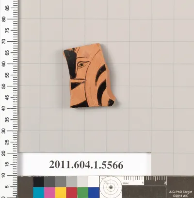 Terracotta fragment of a kylix (drinking cup)