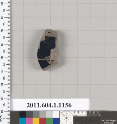 Terracotta fragment of a kylix (drinking cup)