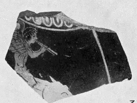CHOUS, FRAGMENT (ATHENIAN, RED-FIGURE)