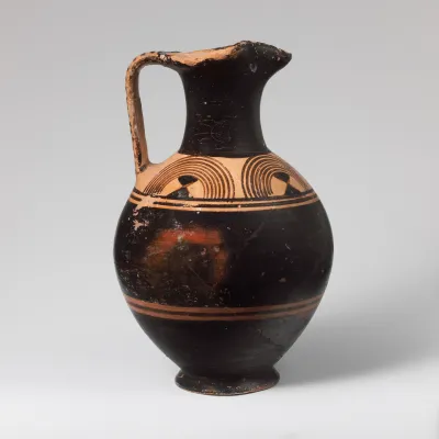 Terracotta oinochoe (jug)