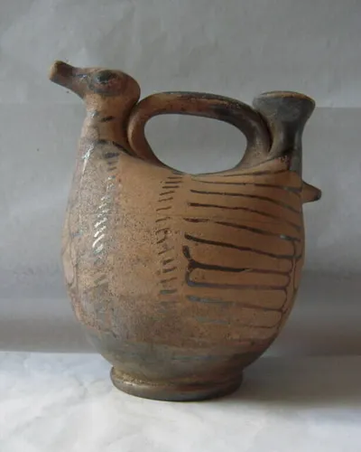 vase plastique ; askos