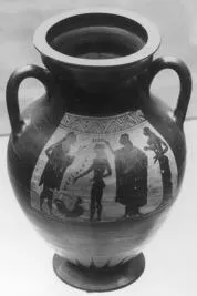 AMPHORA, BELLY, TYPE B (ATHENIAN, BLACK-FIGURE)