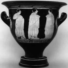 KRATER, BELL (ATHENIAN, RED-FIGURE)