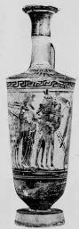 LEKYTHOS, FRAGMENT (ATHENIAN, BLACK-FIGURE)