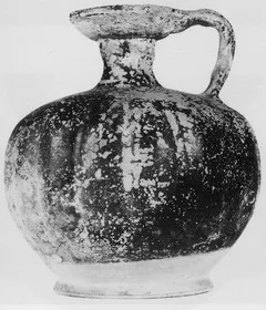 OINOCHOE (CORINTHIAN, BLACK GLAZE)
