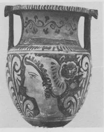 KRATER, COLUMN (SOUTH ITALIAN, APULIAN, RED-FIGURE)