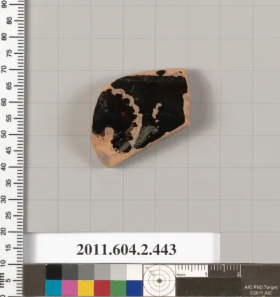 Terracotta fragment of a column-krater (bowl for mixing wine and water)