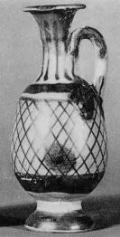LEKYTHOS (SOUTH ITALIAN, BLACK PATTERN)