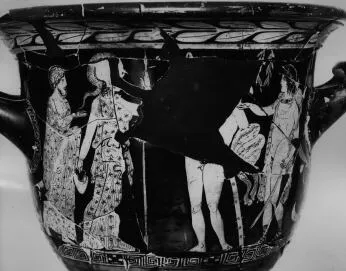 KRATER, BELL (ATHENIAN, RED-FIGURE)
