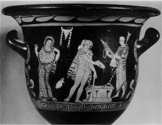 KRATER, BELL (SOUTH ITALIAN, APULIAN, RED-FIGURE)