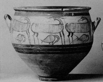 KRATER (MYCENEAN, OUTLINE)
