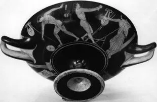 CUP B (ATHENIAN, RED-FIGURE)