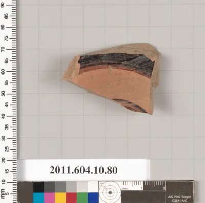 Terracotta fragment of a bowl