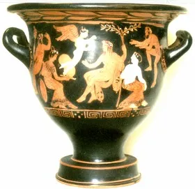 KRATER, BELL (ATHENIAN, RED-FIGURE)