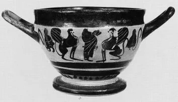 SKYPHOS (ATHENIAN, BLACK-FIGURE)