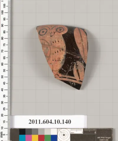 Terracotta fragment of a skyphos (deep drinking cup)