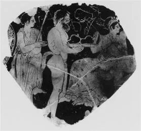 KRATER, BELL, FRAGMENT (ATHENIAN, RED-FIGURE)