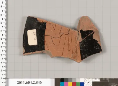 Terracotta fragment of a bell-krater (bowl for mixing wine and water)