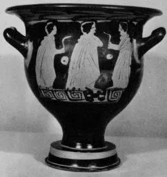 KRATER, BELL (ATHENIAN, RED-FIGURE)