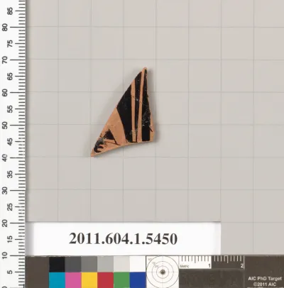 Terracotta fragment of a kylix (drinking cup)