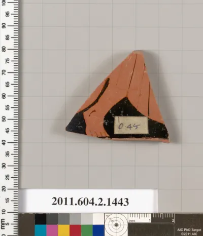 Terracotta fragment of a skyphos (deep drinking cup)