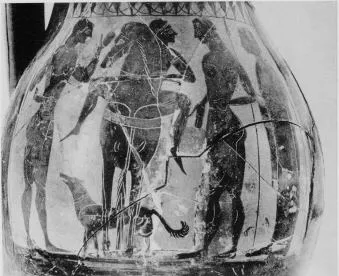OLPE (ATHENIAN, BLACK-FIGURE)