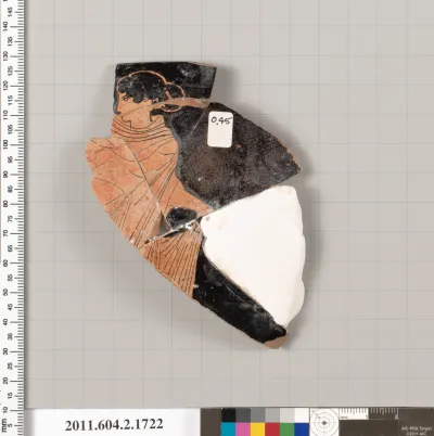 Terracotta fragment of a skyphos (deep drinking cup)