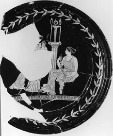PLATE (ATHENIAN, RED-FIGURE)