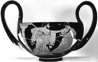 KANTHAROS (ATHENIAN, RED-FIGURE)