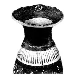 OLPE (ETRUSCO-CORINTHIAN, BLACK POLYCHROME)