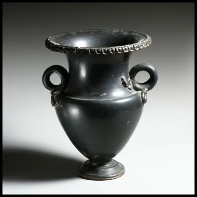 Terracotta krateriskos (small mixing bowl)