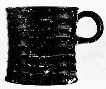 MUG (ATHENIAN, BLACK GLAZE)