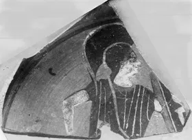 PLATE, FRAGMENT (ATHENIAN, BLACK-FIGURE)