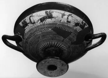 CUP DROOP (ATHENIAN, BLACK-FIGURE)