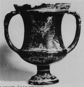 KANTHAROS (ETRUSCAN, BLACK GLAZE)