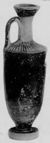 LEKYTHOS (ATHENIAN, BLACK PATTERN)