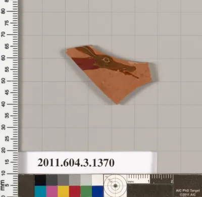 Terracotta fragment of a skyphos (deep drinking cup)