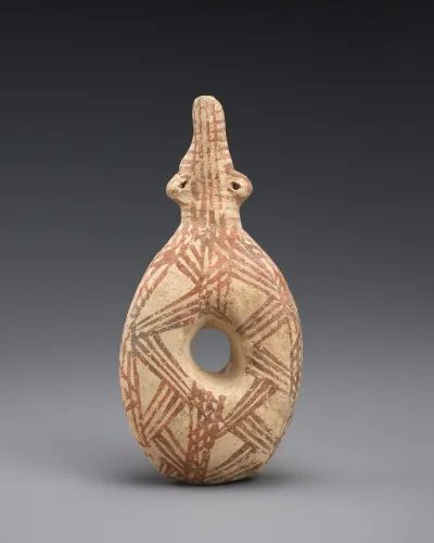 Terracotta ring-shaped vessel