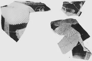 KRATER, COLUMN, FRAGMENTS (ATHENIAN, RED-FIGURE)