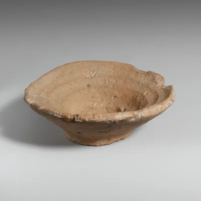 Terracotta shallow bowl