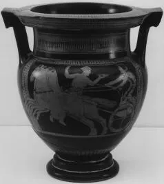 KRATER, COLUMN (ATHENIAN, RED-FIGURE)